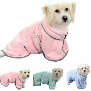 Peignoire pour petit chien