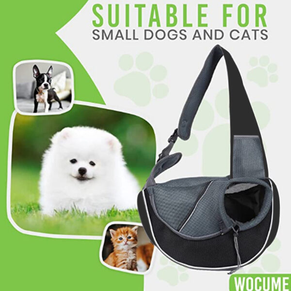 Sac en bandoulière pour petit chien – Image 5
