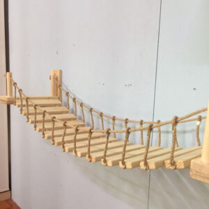 Pont mural en bois